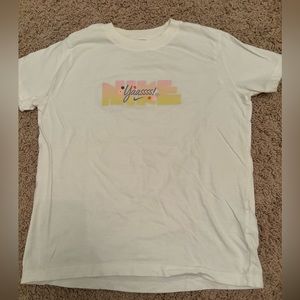 Nike girls medium white shirt